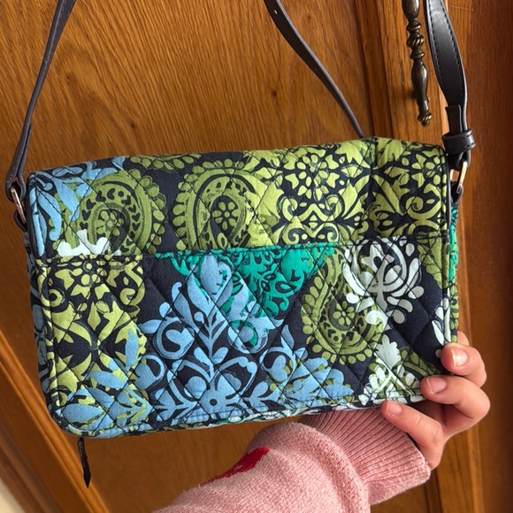 Vera Bradley Teal Blue Crossbody Bag - Picture 2 of 4